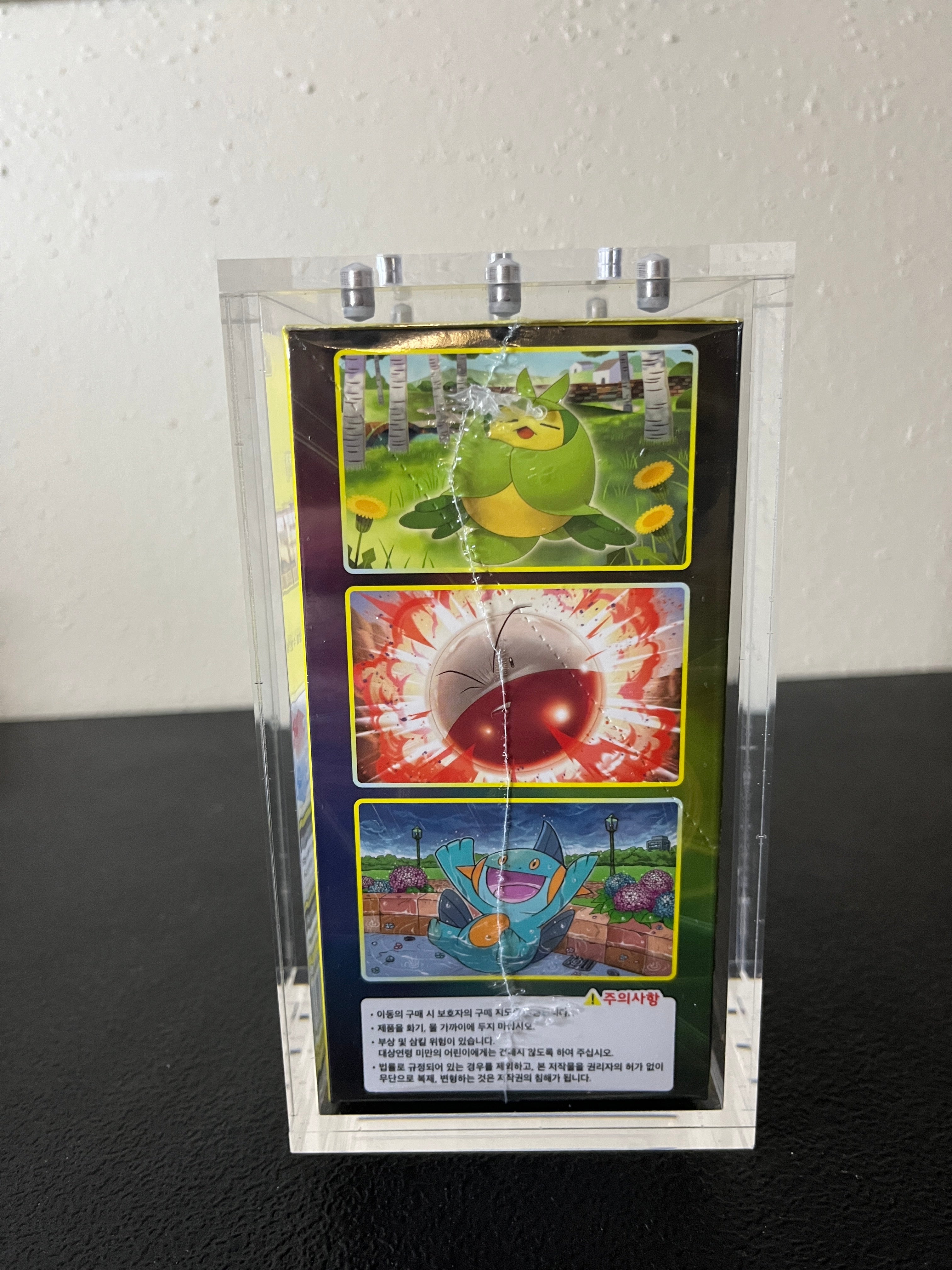 Premium Japanese One Piece/Dragon Ball Super Fusion World/Korean Pokemon Booster Box Protective Display Acrylic Case Version 2
