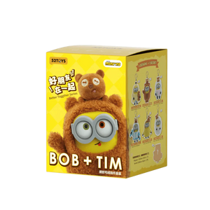 Minions BOB & TIM Best Buddies Forever Vinyl Plush Keychain Blind Box
